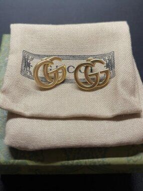 Gucci Gold GG Earrings